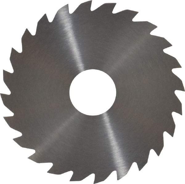 RobbJack - 2" Diam x 0.0468" Blade Thickness x 1/2" Arbor Hole Diam, 24 Tooth Slitting and Slotting Saw - Arbor Connection, Right Hand, Uncoated, Solid Carbide, Concave Ground - Caliber Tooling