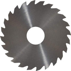 RobbJack - 2" Diam x 0.0468" Blade Thickness x 1/2" Arbor Hole Diam, 24 Tooth Slitting and Slotting Saw - Arbor Connection, Right Hand, Uncoated, Solid Carbide, Concave Ground - Caliber Tooling