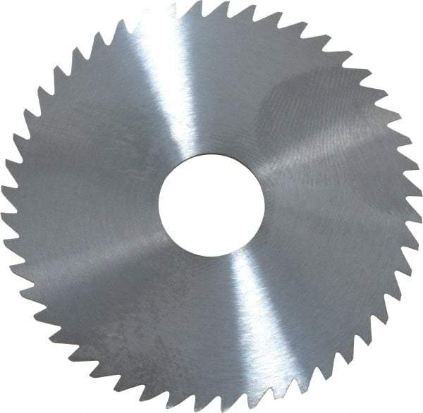 RobbJack - 2" Diam x 0.0468" Blade Thickness x 1/2" Arbor Hole Diam, 48 Tooth Slitting and Slotting Saw - Arbor Connection, Right Hand, Uncoated, Solid Carbide, Concave Ground - Caliber Tooling