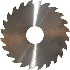 RobbJack - 2" Diam x 0.051" Blade Thickness x 1/2" Arbor Hole Diam, 24 Tooth Slitting and Slotting Saw - Arbor Connection, Right Hand, Uncoated, Solid Carbide, Concave Ground - Caliber Tooling