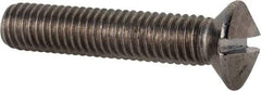 Value Collection - M8x1.25 Metric Coarse, 40mm OAL Slotted Drive Machine Screw - Oval Head, Grade 18-8 & A2 Stainless Steel, Uncoated, Without Washer - Caliber Tooling