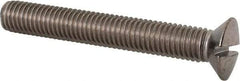 Value Collection - M10x1.50 Metric Coarse, 70mm OAL Slotted Drive Machine Screw - Oval Head, Grade 18-8 & A2 Stainless Steel, Uncoated, Without Washer - Caliber Tooling