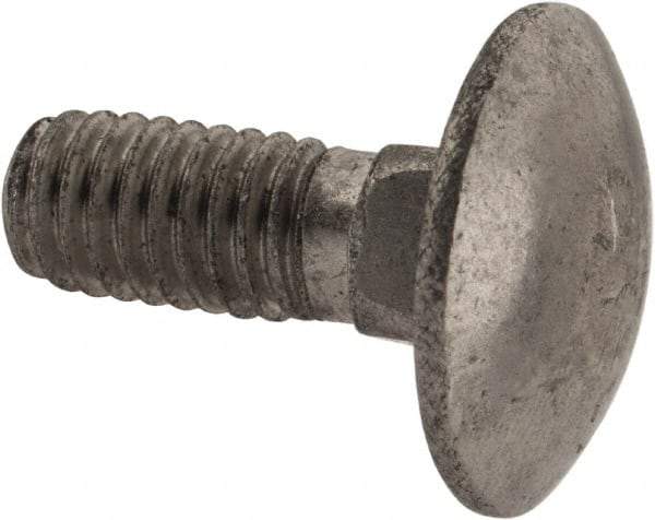 Value Collection - M6x1 16mm Length Under Head, Standard Square Neck, Carriage Bolt - Austenitic Grade A2 Stainless Steel, - Caliber Tooling