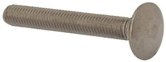 Value Collection - M8x1.25 60mm Length Under Head, Standard Square Neck, Carriage Bolt - Austenitic Grade A2 Stainless Steel, - Caliber Tooling