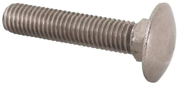 Value Collection - M10x1.5 50mm Length Under Head, Standard Square Neck, Carriage Bolt - Austenitic Grade A2 Stainless Steel, - Caliber Tooling