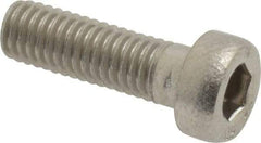 Value Collection - M5x0.80 Metric Coarse Hex Socket Drive, Low Socket Cap Screw - Grade 18-8 & Austenitic A2 Stainless Steel, Uncoated, Fully Threaded, 16mm Length Under Head - Caliber Tooling