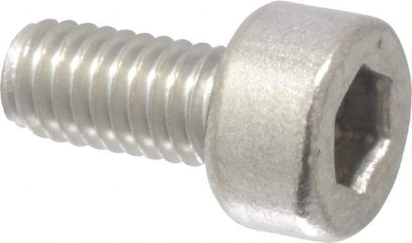 Value Collection - M3x0.50 Metric Coarse Hex Socket Drive, Socket Cap Screw - Grade 316 & Austenitic A4 Stainless Steel, Uncoated, Fully Threaded, 6mm Length Under Head - Caliber Tooling