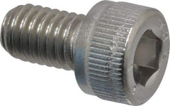 Value Collection - M6x1.00 Metric Coarse Hex Socket Drive, Socket Cap Screw - Grade 316 & Austenitic A4 Stainless Steel, Uncoated, Fully Threaded, 10mm Length Under Head - Caliber Tooling