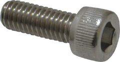 Value Collection - M6x1.00 Metric Coarse Hex Socket Drive, Socket Cap Screw - Grade 316 & Austenitic A4 Stainless Steel, Uncoated, Fully Threaded, 16mm Length Under Head - Caliber Tooling