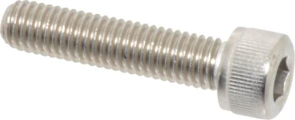 Value Collection - M8x1.25 Metric Coarse Hex Socket Drive, Socket Cap Screw - Grade 316 & Austenitic A4 Stainless Steel, Uncoated, Partially Threaded, 35mm Length Under Head - Caliber Tooling