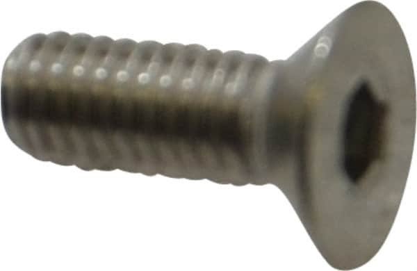 Value Collection - M3x0.50 Metric Coarse Hex Socket Drive, 90° Flat Screw - Grade 316 & Austenitic A4 Stainless Steel, Fully Threaded, 8mm OAL - Caliber Tooling