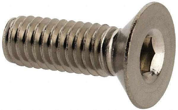 Value Collection - M4x0.70 Metric Coarse Hex Socket Drive, 90° Flat Screw - Grade 316 & Austenitic A4 Stainless Steel, Fully Threaded, 12mm OAL - Caliber Tooling