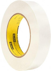 3M - 1" Wide x 60 Yd Long White Paper Masking Tape - Series 256, 6.7 mil Thick, 20 In/Lb Tensile Strength - Caliber Tooling