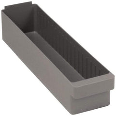 Quantum Storage - 23-7/8" Deep, Red High-Impact Polystyrene Drawer Bin - 4-5/8" High x 5-9/16" Wide x 23-7/8" Long - Caliber Tooling