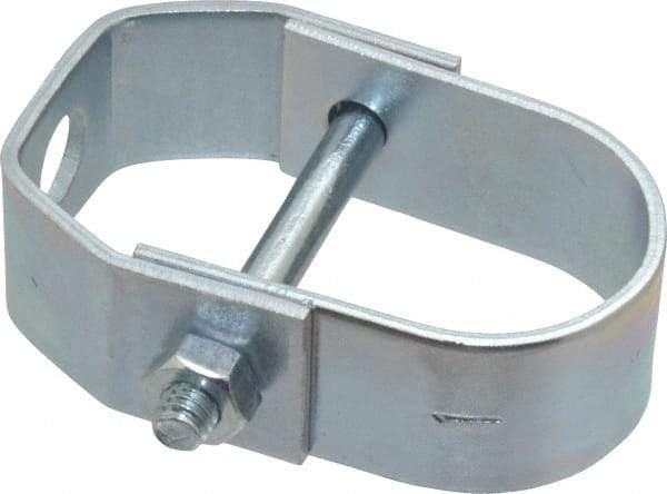 Empire - 1" Pipe, 3/8" Rod, Carbon Steel Adjustable Clevis Hanger - Electro Galvanized - Caliber Tooling