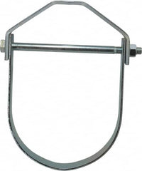 Empire - 6" Pipe, 3/4" Rod, Carbon Steel Adjustable Clevis Hanger - Electro Galvanized - Caliber Tooling