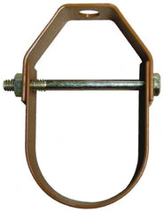 Empire - 1-1/4" Pipe, 3/8" Rod, Carbon Steel Adjustable Clevis Hanger - Copper Plated - Caliber Tooling