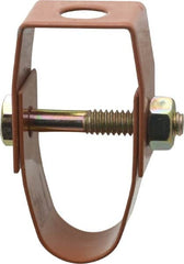 Empire - 1/2" Pipe, 3/8" Rod, Carbon Steel Adjustable Clevis Hanger - Copper Plated - Caliber Tooling