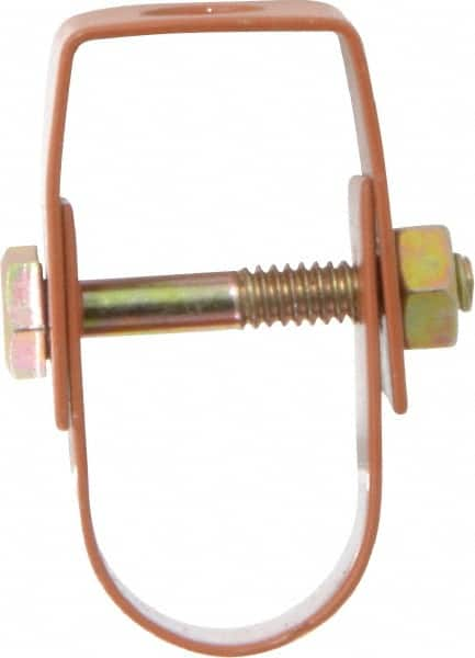 Empire - 3/4" Pipe, 3/8" Rod, Carbon Steel Adjustable Clevis Hanger - Copper Plated - Caliber Tooling