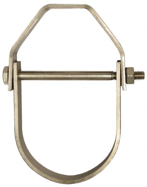 Empire - 1-1/4" Pipe, 3/8" Rod, Grade 304 Stainless Steel Adjustable Clevis Hanger - Caliber Tooling