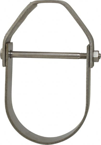 Empire - 3" Pipe, 1/2" Rod, Grade 304 Stainless Steel Adjustable Clevis Hanger - Caliber Tooling