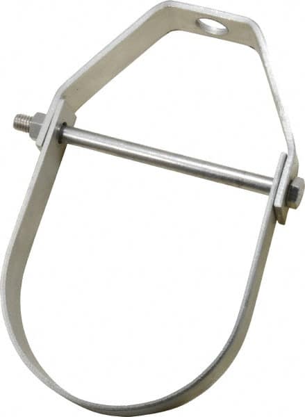 Empire - 4" Pipe, 5/8" Rod, Grade 304 Stainless Steel Adjustable Clevis Hanger - Caliber Tooling