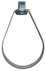 Empire - 2-1/2" Pipe, 1/2" Rod, Carbon Steel Emlok Swivel Ring Hanger - Pre-Galvanized, 600 Lb Capacity - Caliber Tooling