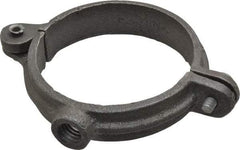 Empire - 2" Pipe, 3/8" Rod, Malleable Iron Split Ring Hanger - Black, 180 Lb Capacity - Caliber Tooling