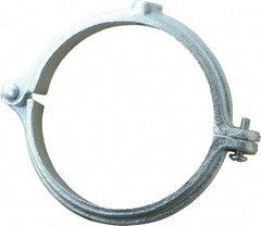 Empire - 4" Pipe, 1/2" Rod, Malleable Iron Split Ring Hanger - Electro Galvanized - Caliber Tooling