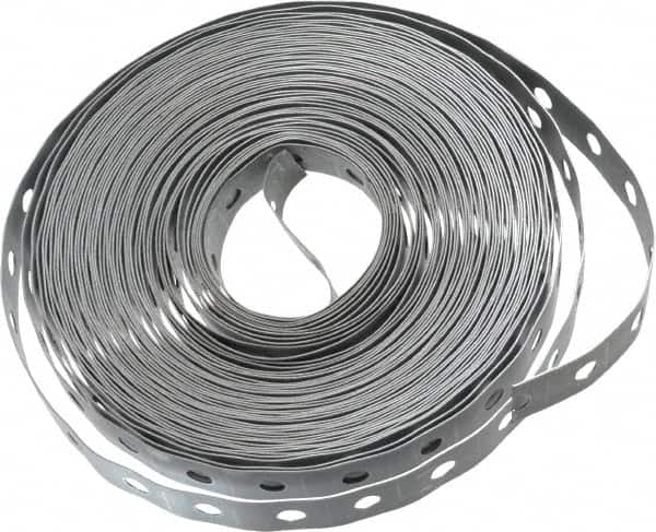 Empire - 50' x 3/4" Pre-Galvanized Carbon Steel Hanger Strapping - 22 Gauge - Caliber Tooling