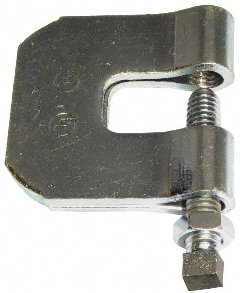 Empire - 3/4" Max Flange Thickness, 3/4" Rod C-Clamp with Locknut - 630 Lb Capacity, Carbon Steel - Caliber Tooling