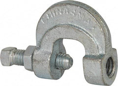 Empire - 3/4" Max Flange Thickness, 1/2" Rod C-Clamp with Locknut - 500 Lb Capacity, Ductile Iron - Caliber Tooling