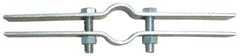 Empire - 1" Pipe, Electro Galvanized Riser Clamp - 220 Lb Capacity, Carbon Steel - Caliber Tooling