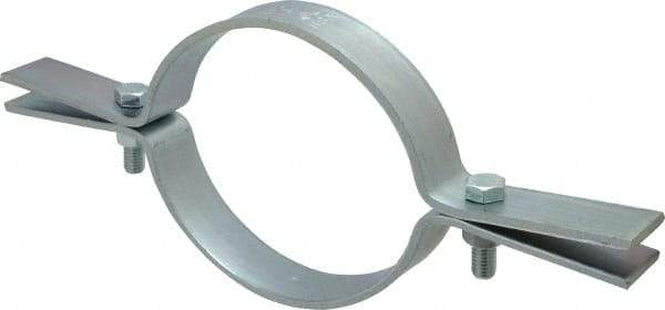 Empire - 6" Pipe, Electro Galvanized Riser Clamp - 1,600 Lb Capacity, Carbon Steel - Caliber Tooling