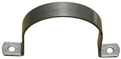 Empire - 1-1/4 Pipe, Grade 304 Stainless Steel, Pipe, Conduit or Tube Strap - 2 Mounting Holes - Caliber Tooling