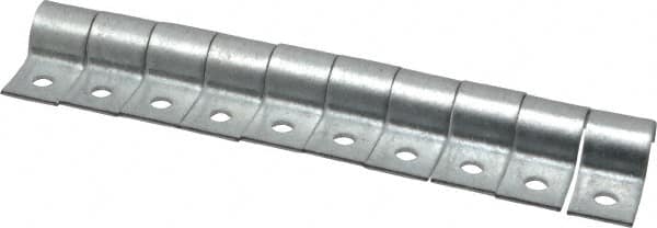 Empire - 1/4" Pipe, Carbon Steel, Electro Galvanized" Pipe or Conduit Strap - 1 Mounting Hole - Caliber Tooling