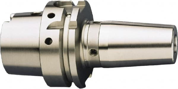 HAIMER - 3mm Hole Diam, HSK63A Taper Shank Shrink Fit Tool Holder & Adapter - 80mm Projection, 10mm Nose Diam, 9mm Clamping Depth, 25,000 RPM - Exact Industrial Supply