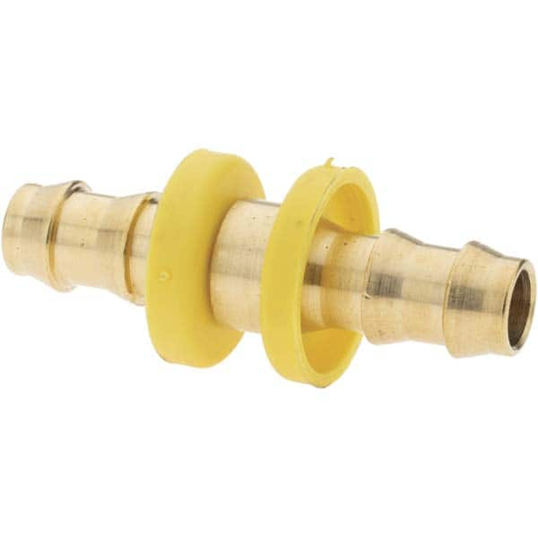 Barbed Push-On Hose Fittings; Length (Decimal Inch): 55 mm; 2.15 in; Barb Size: 0.375 in; Minimum Working Temperature: -40  ™F; -40  ™C; Maximum Working Temperature: 180  ™F; 82  ™C; Overall Length: 55 mm; 2.15 in