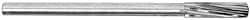 Alvord Polk - 31/64" High Speed Steel 6 Flute Chucking Reamer - Spiral Flute, 0.4355" Straight Shank, 2" Flute Length, 8" OAL - Caliber Tooling