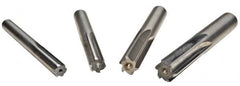 Value Collection - 5/16" to 1/2", Chucking Reamer Set - Straight Flute, Right Hand Cut, 4 Pieces - Caliber Tooling