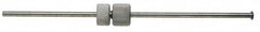 Made in USA - Satin Chrome, Micrometer Groove Checker - 6 Inch Overall Length, 1/8 Inch Rod Diameter, For Use with Starrett 440 Groove Depth Gages - Caliber Tooling