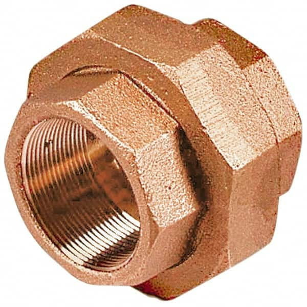 Merit Brass - Class 125, 2" Internal Pipe, Lead Free Brass Union - FNPT x FNPT - Caliber Tooling