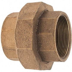 Merit Brass - Class 125, 2" Internal Pipe, Brass Union - FNPT x FNPT - Caliber Tooling