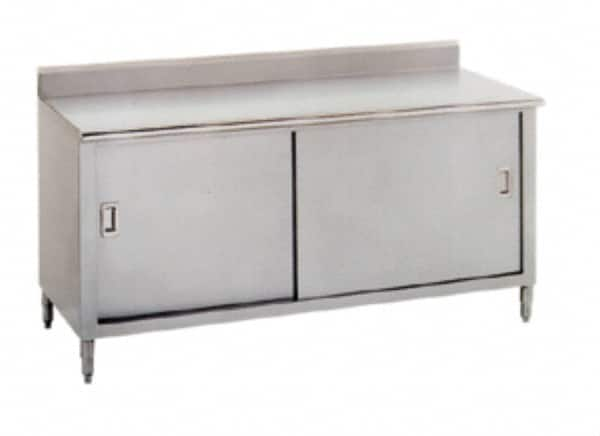 Eagle MHC - Enclosed Worktable - Stainless Steel Top, 72" Wide x 35-1/2" High - Caliber Tooling