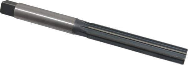 Interstate - 21/32" Diam, Straight Shank, 3-11/16" Flute, Hand Reamer - Caliber Tooling