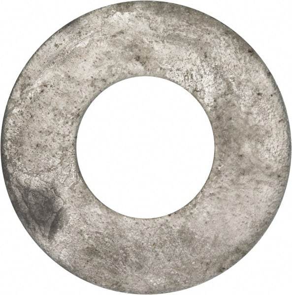 Value Collection - 1-1/2" Screw, Grade 2 Steel USS Flat Washer - 1.615" ID x 3.545" OD, 0.213" Thick, Galvanized Finish - Caliber Tooling