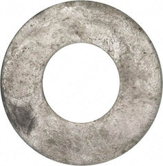 Value Collection - 1-1/2" Screw, Grade 2 Steel USS Flat Washer - 1.615" ID x 3.545" OD, 0.213" Thick, Galvanized Finish - Caliber Tooling