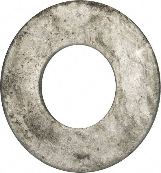 Value Collection - 1-3/4" Screw, Grade 2 Steel USS Flat Washer - 1.865" ID x 4.045" OD, 0.213" Thick, Galvanized Finish - Caliber Tooling