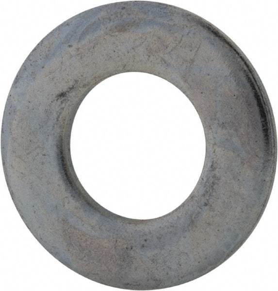 Value Collection - 7/16" Screw, Grade 2 Steel SAE Flat Washer - 15/32" ID x 59/64" OD, 0.08" Thick, Zinc-Plated Finish - Caliber Tooling