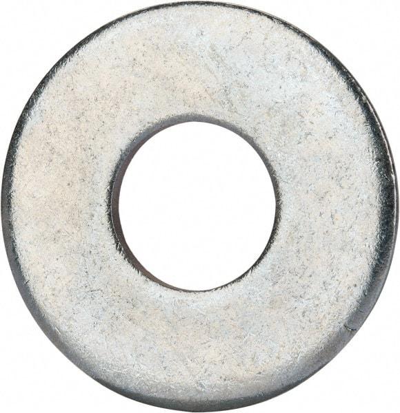 Value Collection - 3/4" Screw, Grade 2 Steel USS Flat Washer - 0.805" ID x 2.03" OD, 0.177" Thick, Zinc-Plated Finish - Caliber Tooling